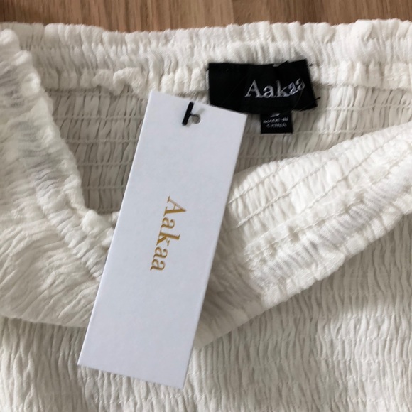 Off Shoulder White Maxi Dress - Picture 8 of 8